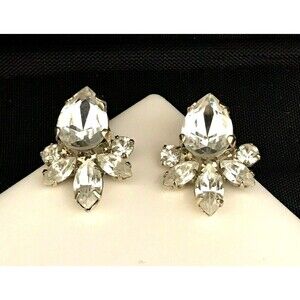 New Ti Adoro Crystal Bridal Earrings Quinceanera Formal Prom - 6S